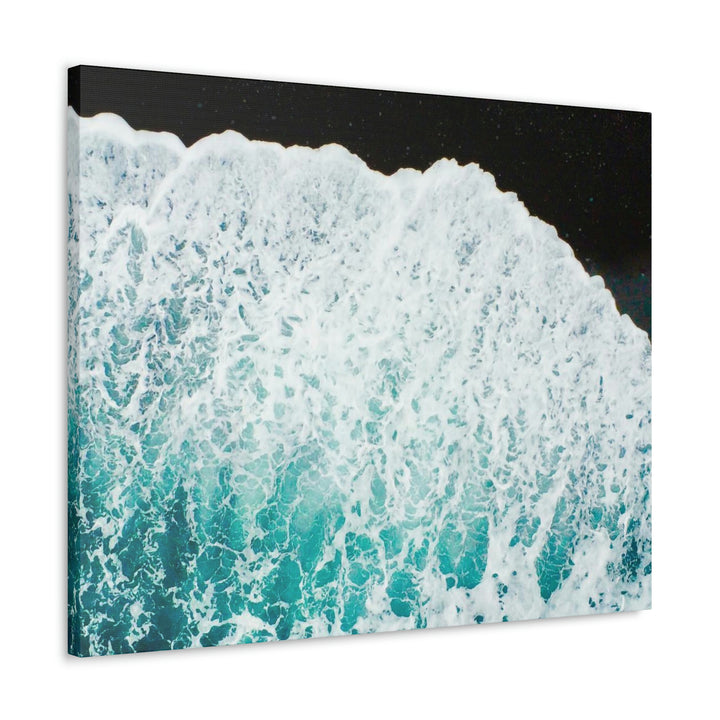 A Wave on Volcanic Sand - Canvas