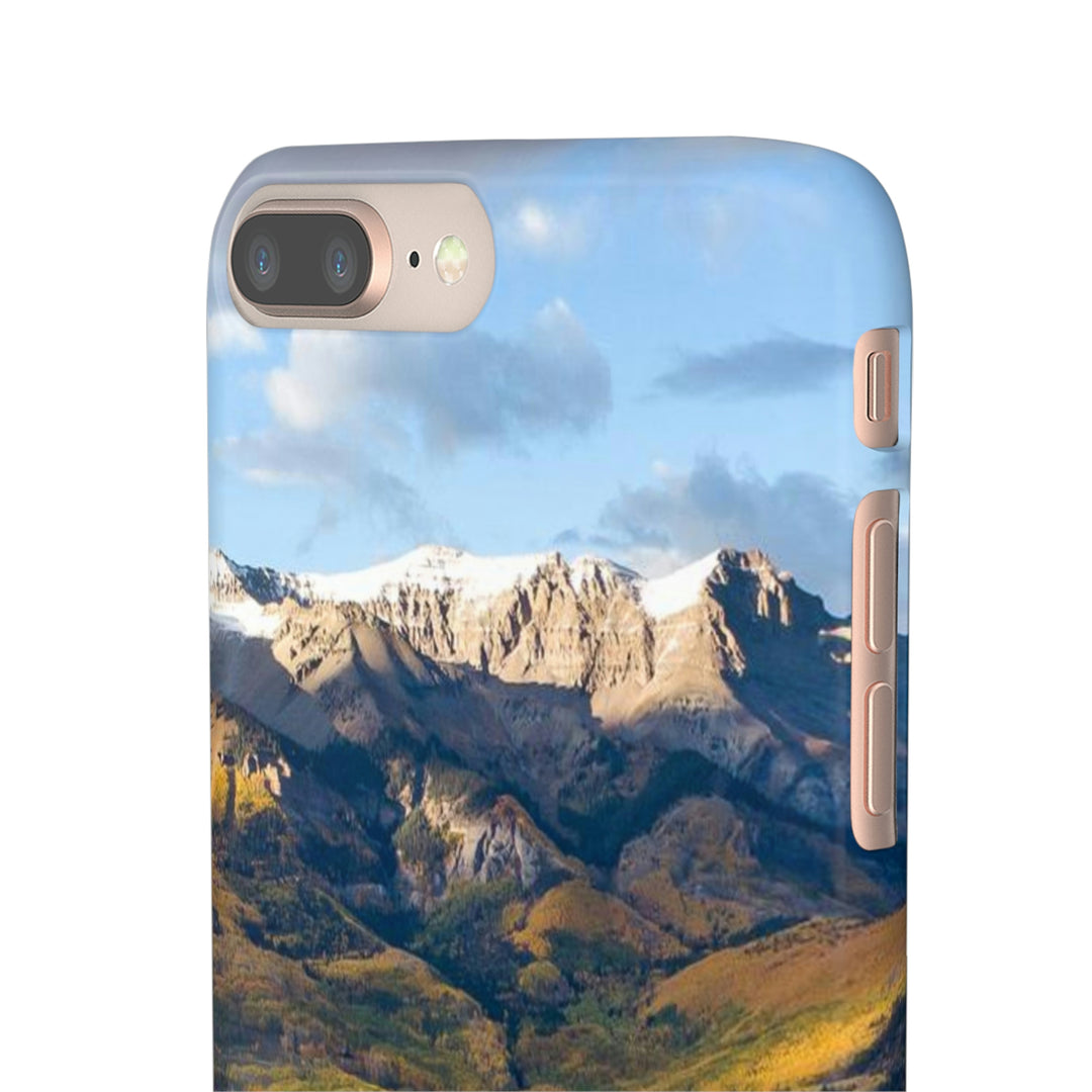 Glowing Mountainside - Phone Case