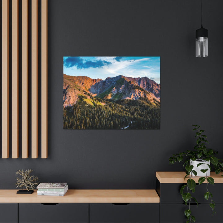 Fading Mountain Light - Canvas