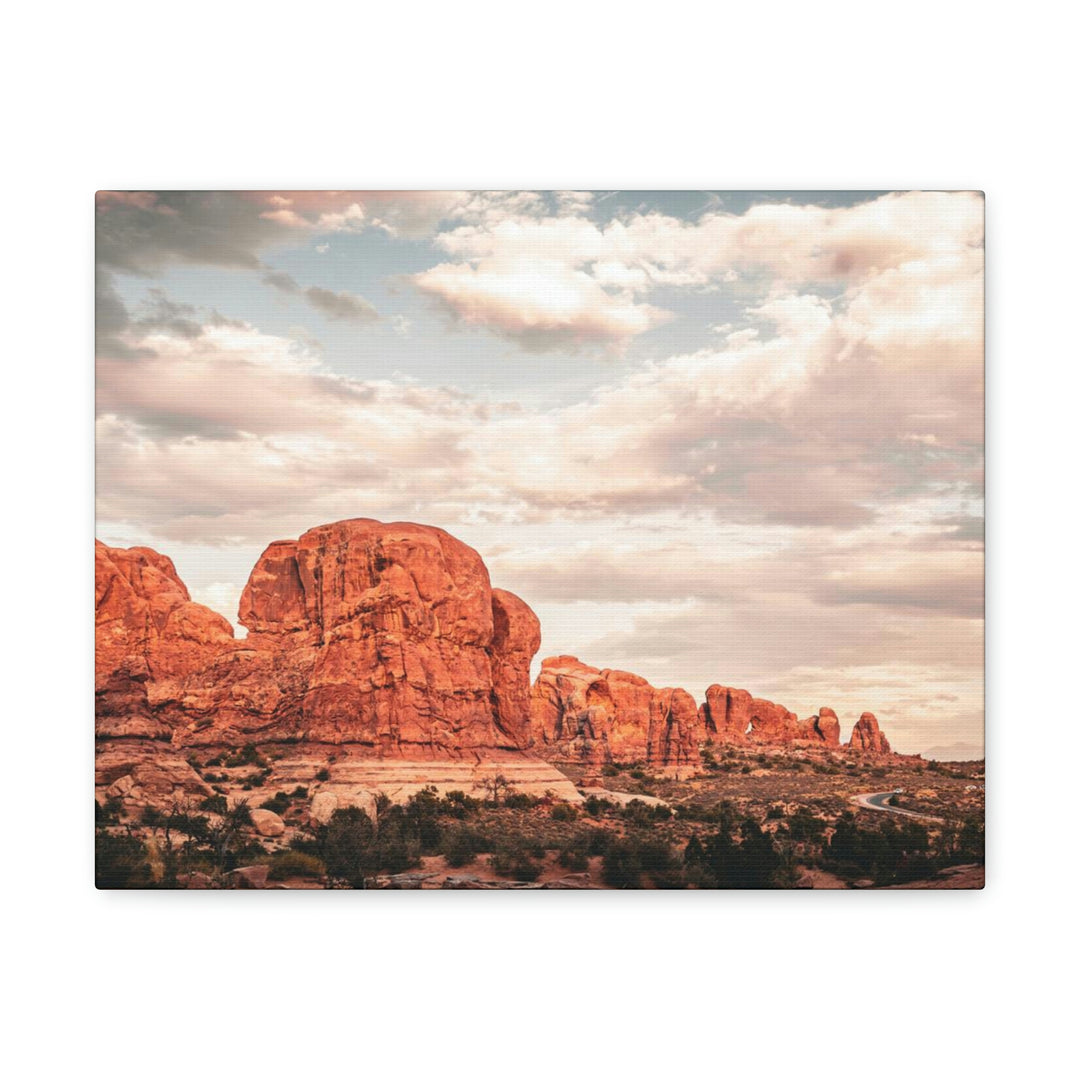 A Desert Sunset - Canvas