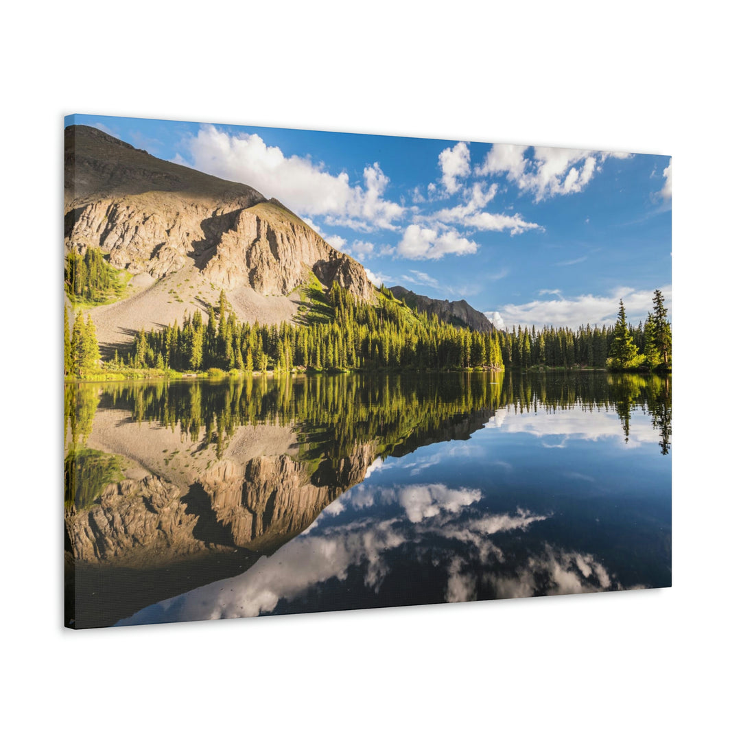 Mountain Scene Reflected - Canvas