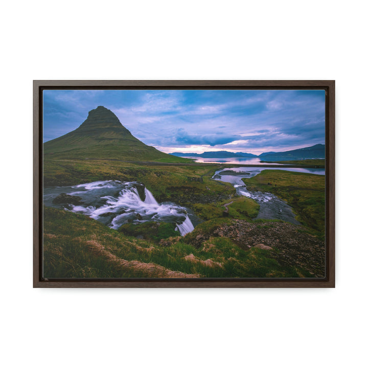 An Icelandic Sunset - Canvas with Frame