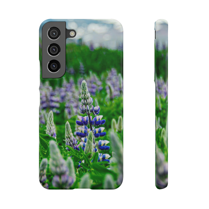 Glowing Lupin with Mountains - Phone Case