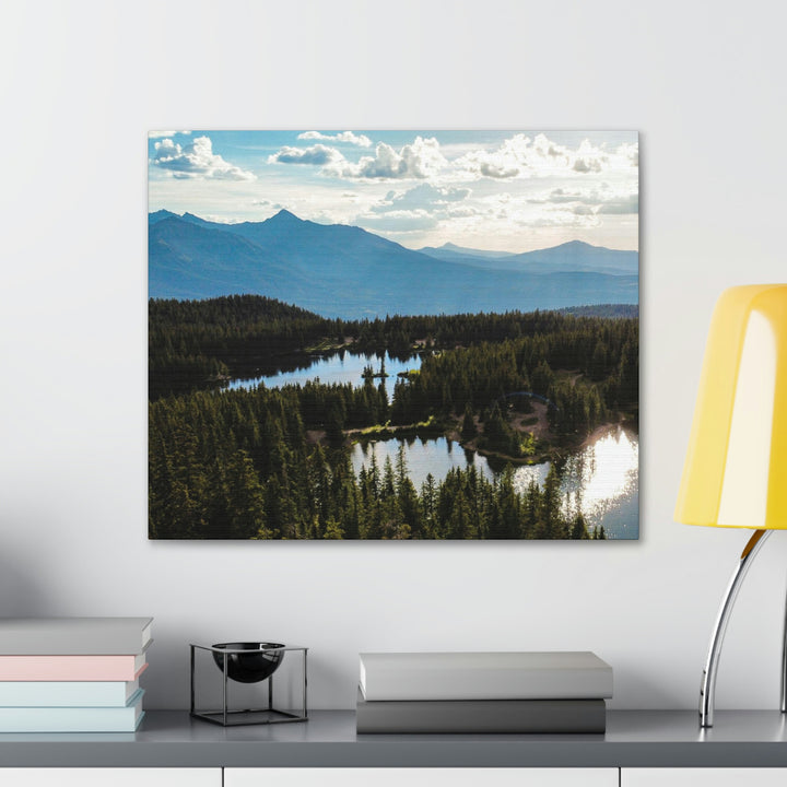 Cool Mountain Lakes - Canvas