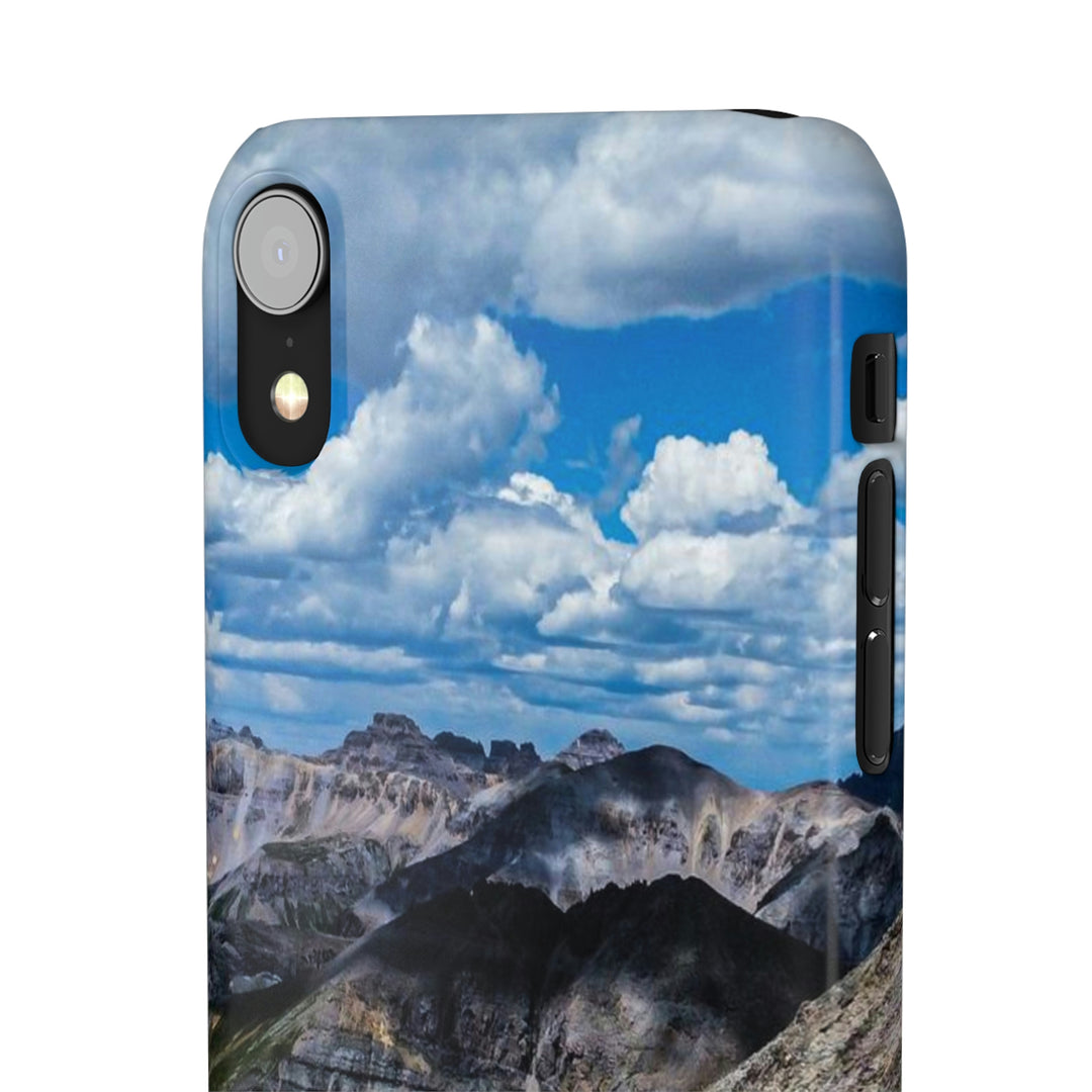 Imogene Pass From the Air - Phone Case