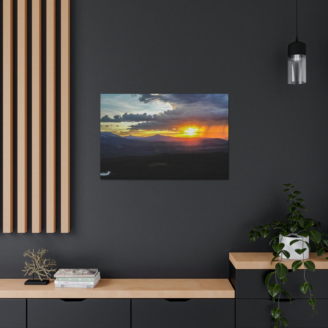 Rainy Sunset - Canvas