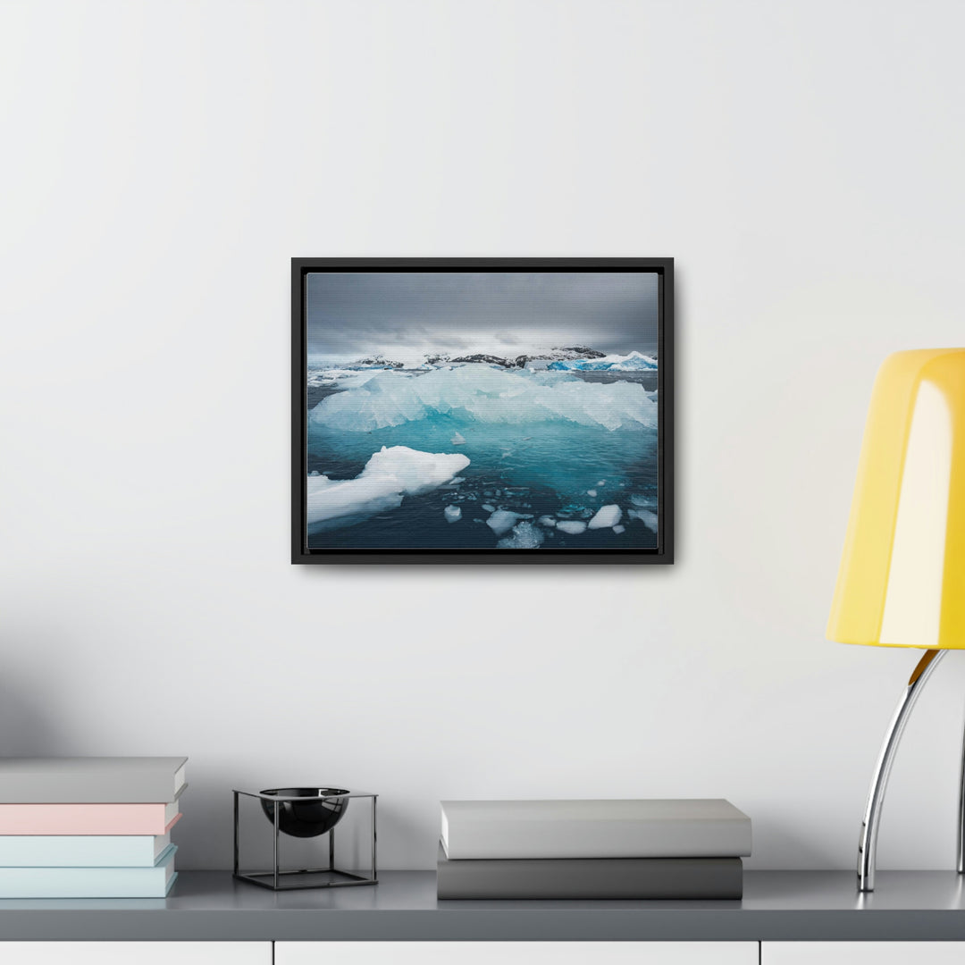 Floating Ice - Canvas with Frame