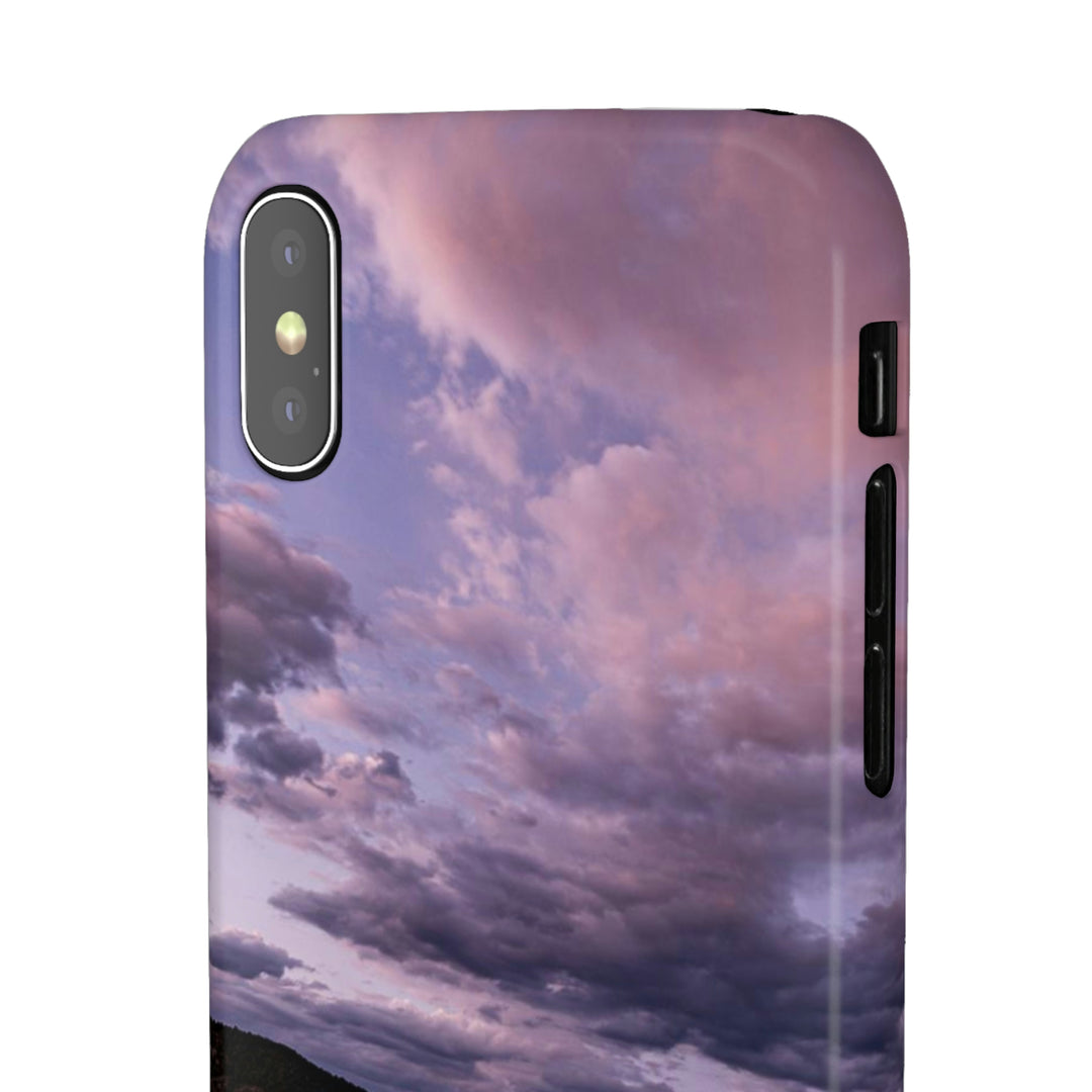 Painted Wall at Sunset Part 3 - Phone Case