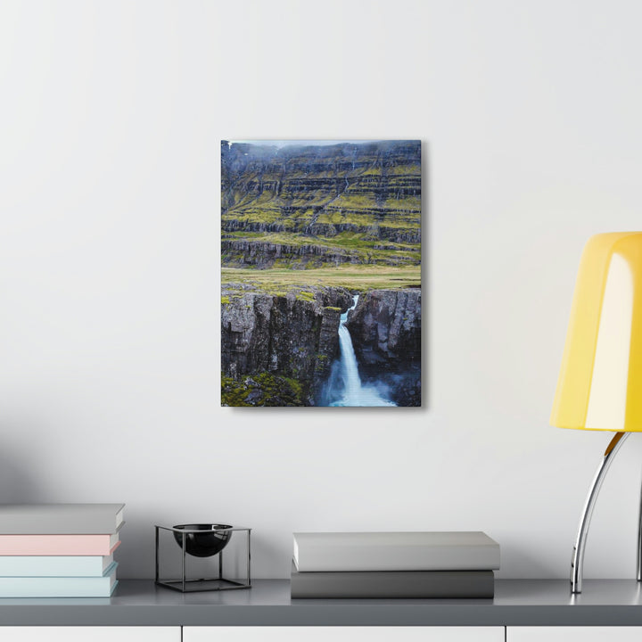 A Remote Waterfall - Canvas