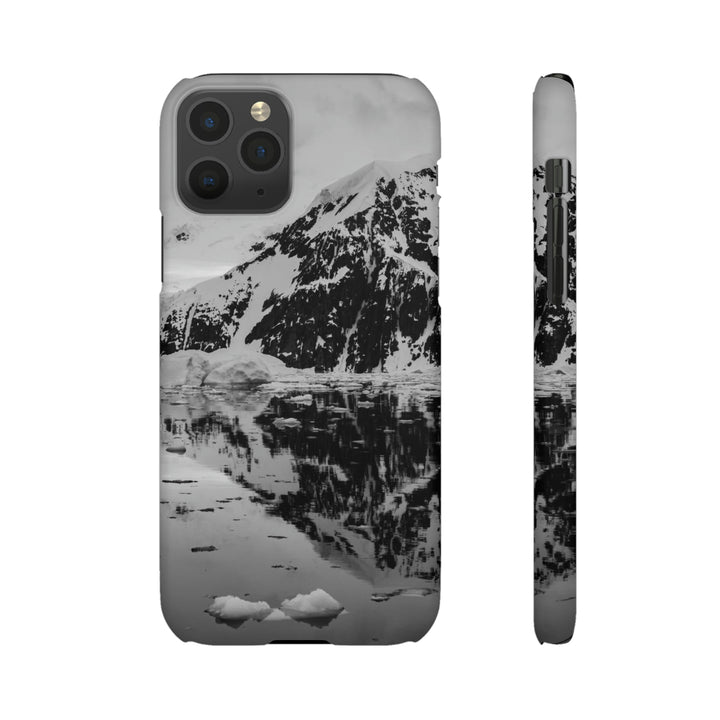 Reflected Calm in Black and White - Phone Case