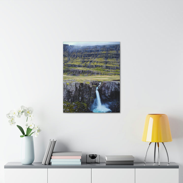 A Remote Waterfall - Canvas