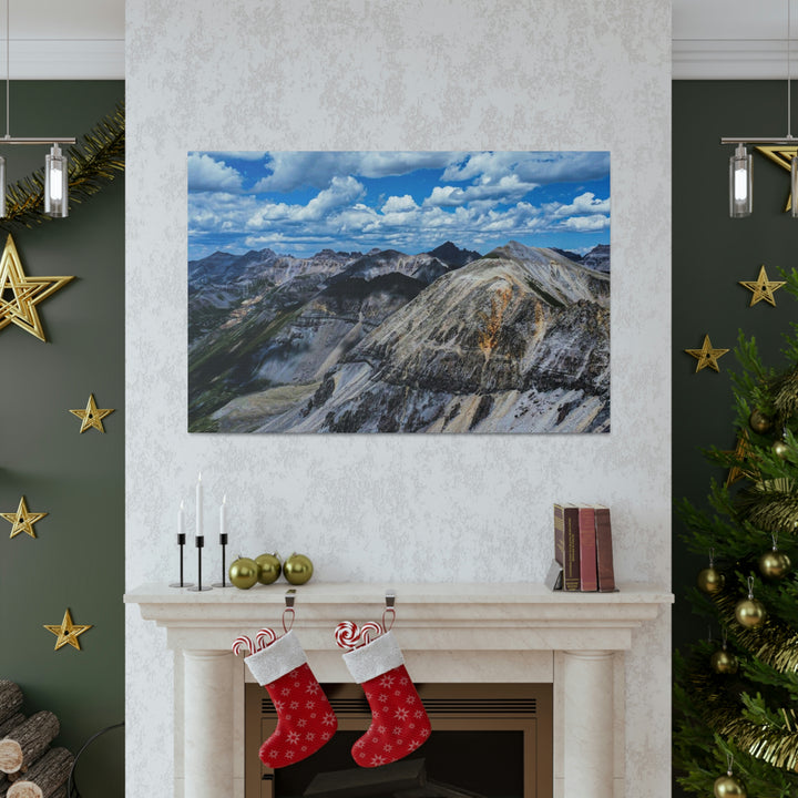 Imogene Pass From the Air - Canvas