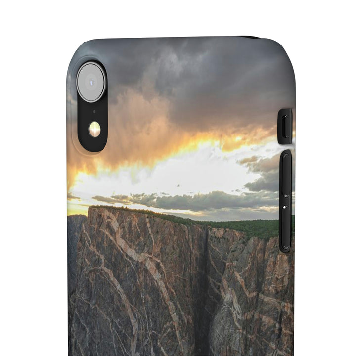 Painted Wall at Sunset Part 1 - Phone Case