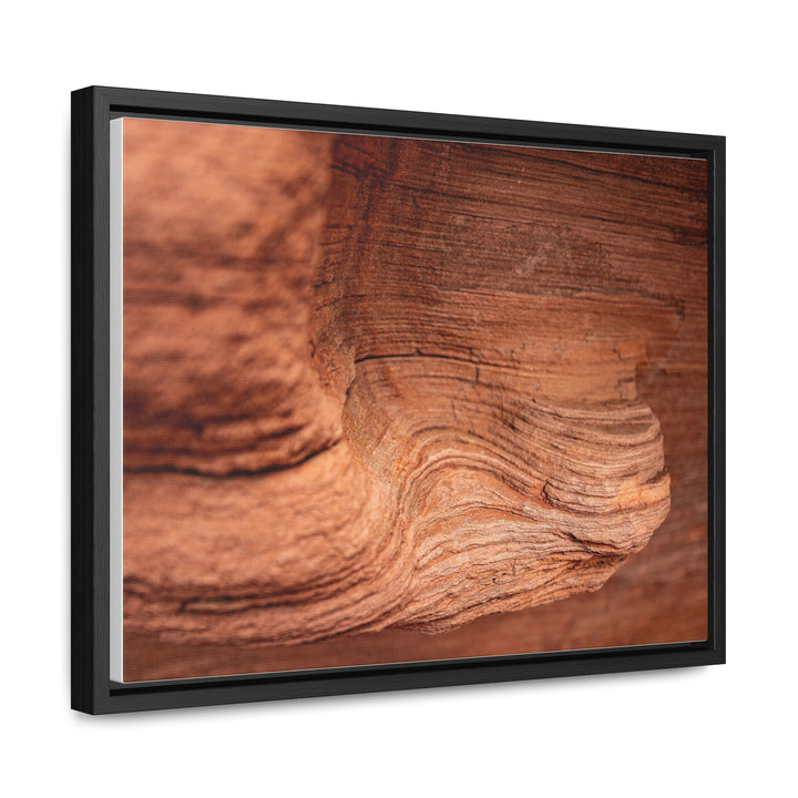 Sedimentary Rock Curves - Canvas with Frame