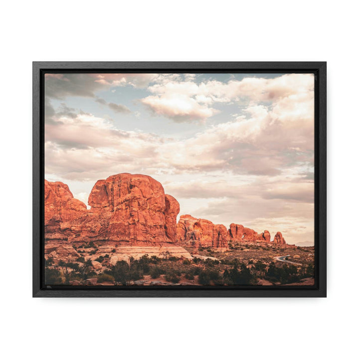 A Desert Sunset - Canvas with Frame