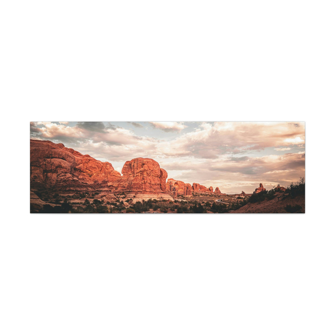 A Desert Sunset - Canvas