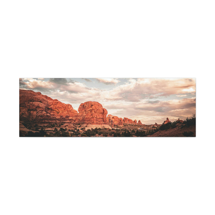 A Desert Sunset - Canvas