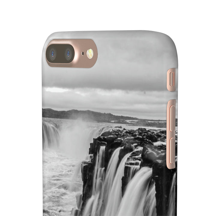 Selfoss in Black and White - Phone Case