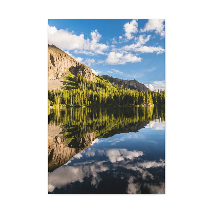 Mountain Scene Reflected - Canvas