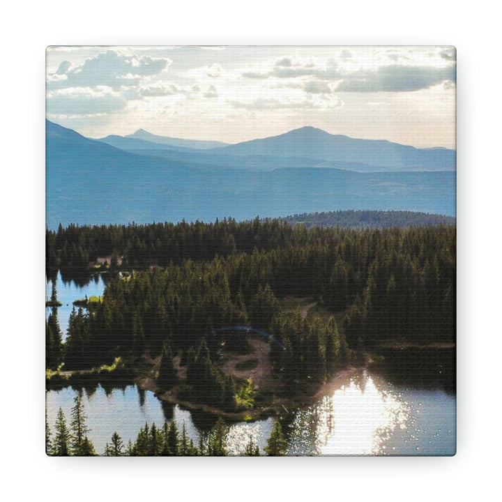 Cool Mountain Lakes - Canvas