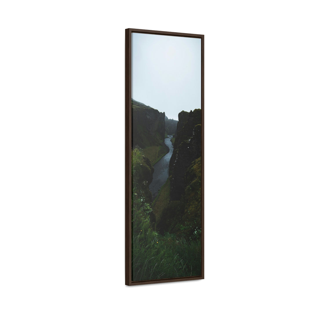 A View of the River - Canvas with Frame