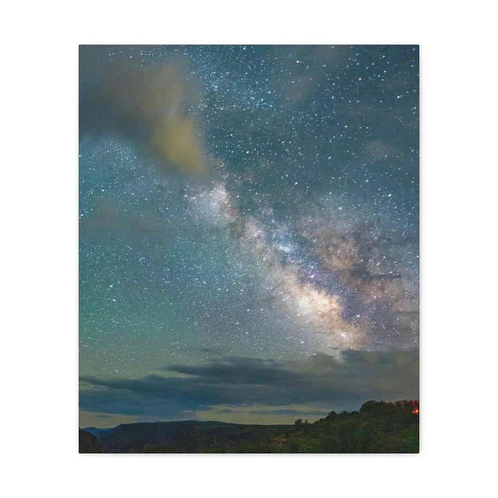 Milky Way Through the Clouds Part 1 - Canvas