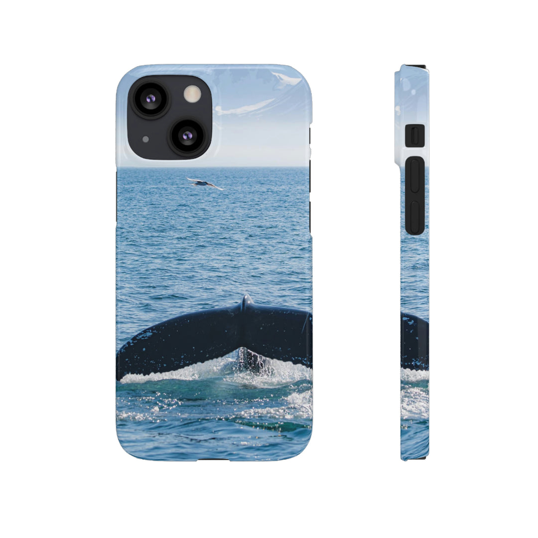 A Whale and A Mountain - Phone Case