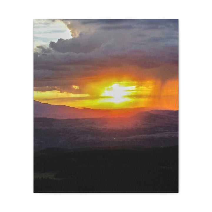 Rainy Sunset - Canvas