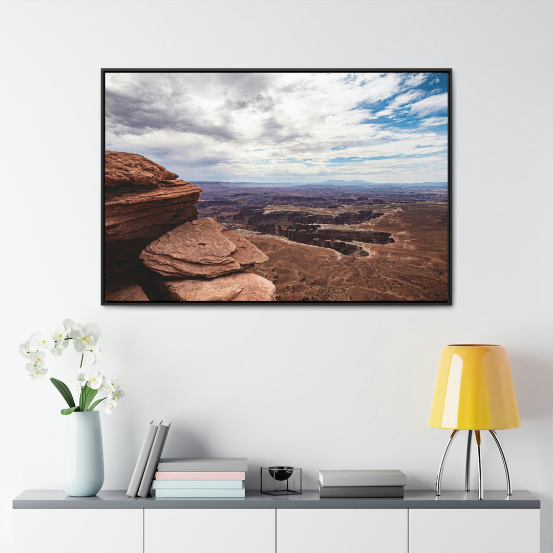 The Canyon Below - Canvas with Frame