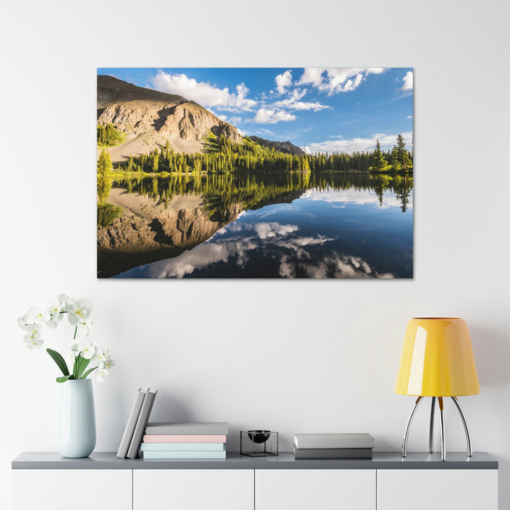 Mountain Scene Reflected - Canvas