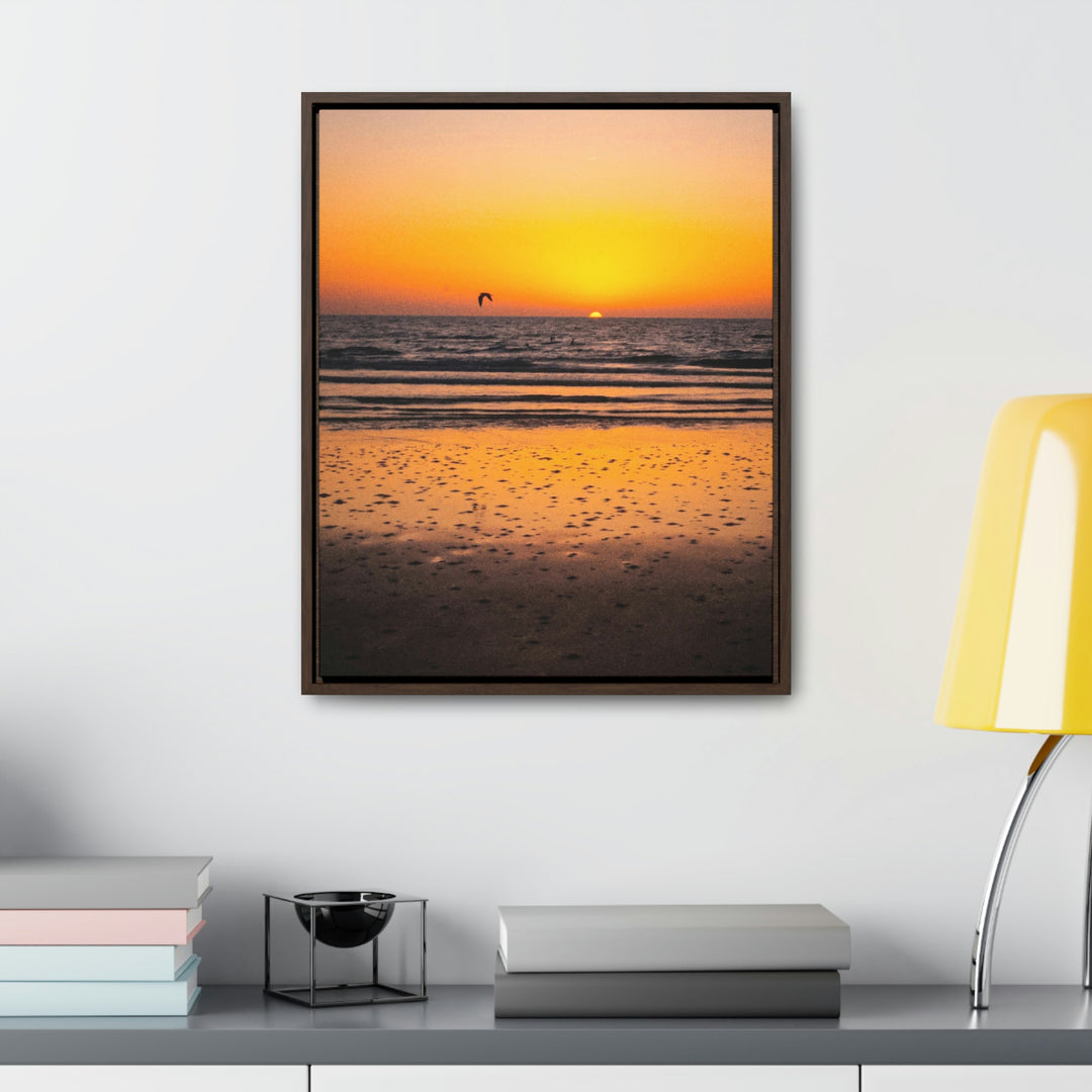 Sunrise on the Sea - Canvas with Frame