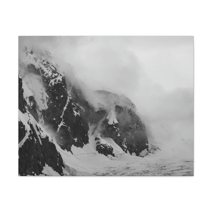 The Mist Descends in Black and White - Canvas