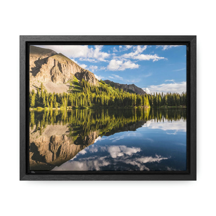 Mountain Scene Reflected - Canvas with Frame