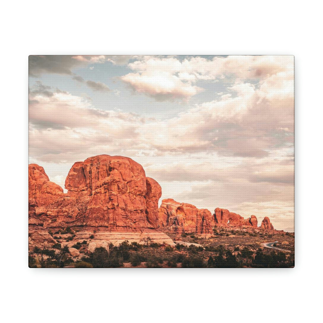 A Desert Sunset - Canvas