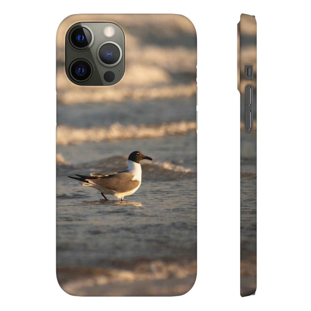 Laughing Gull in the Surf - Phone Case