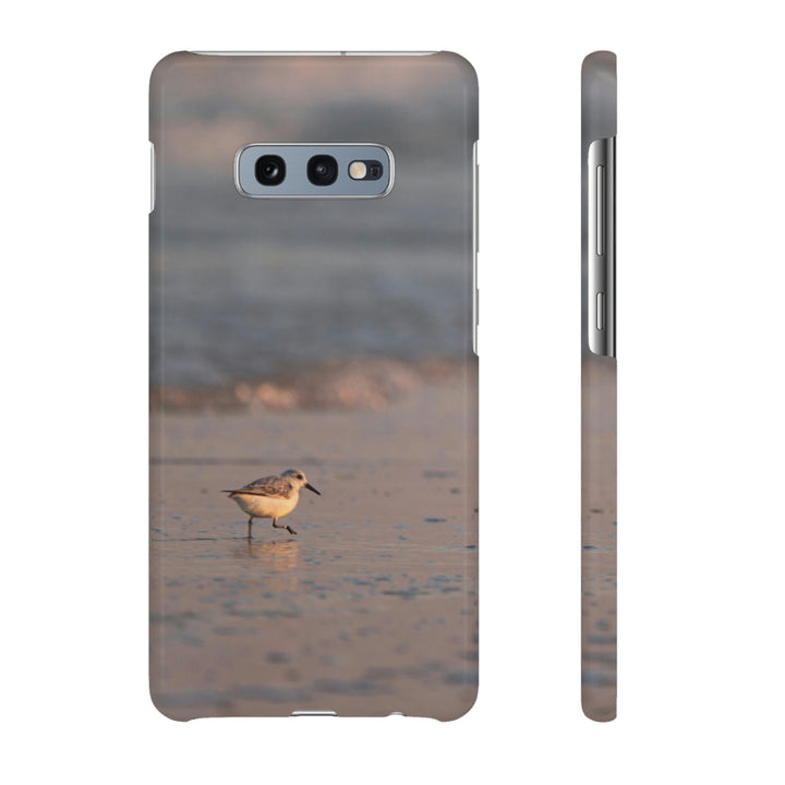 Sanderling in Soft Dusk Light - Phone Case