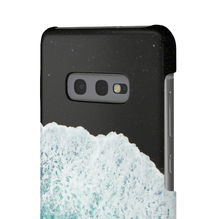 A Wave on Volcanic Sand - Phone Case