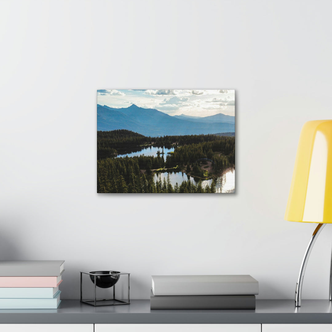 Cool Mountain Lakes - Canvas