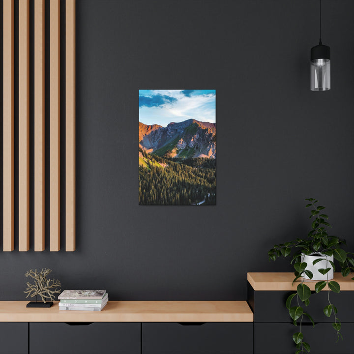 Fading Mountain Light - Canvas