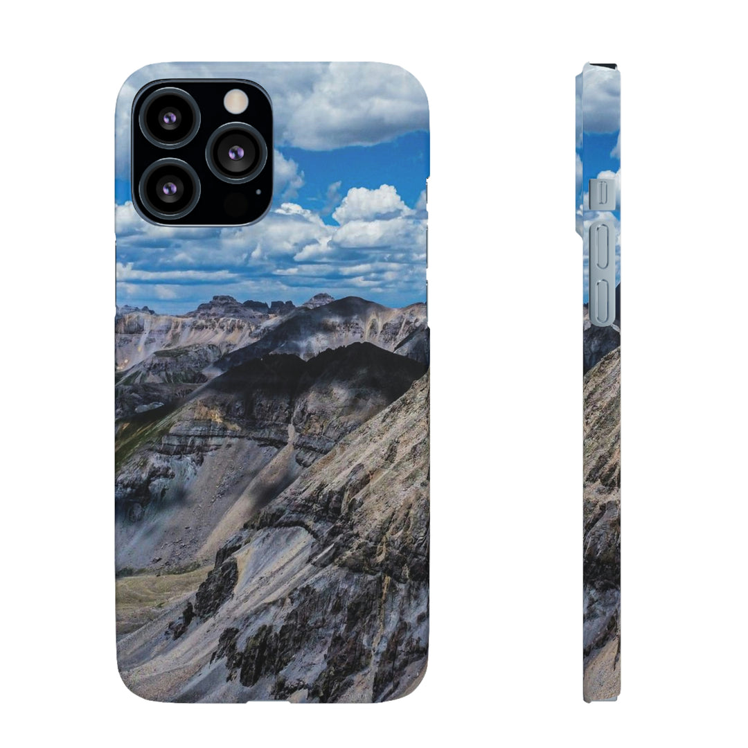 Imogene Pass From the Air - Phone Case