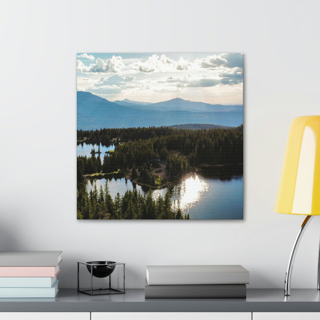 Cool Mountain Lakes - Canvas