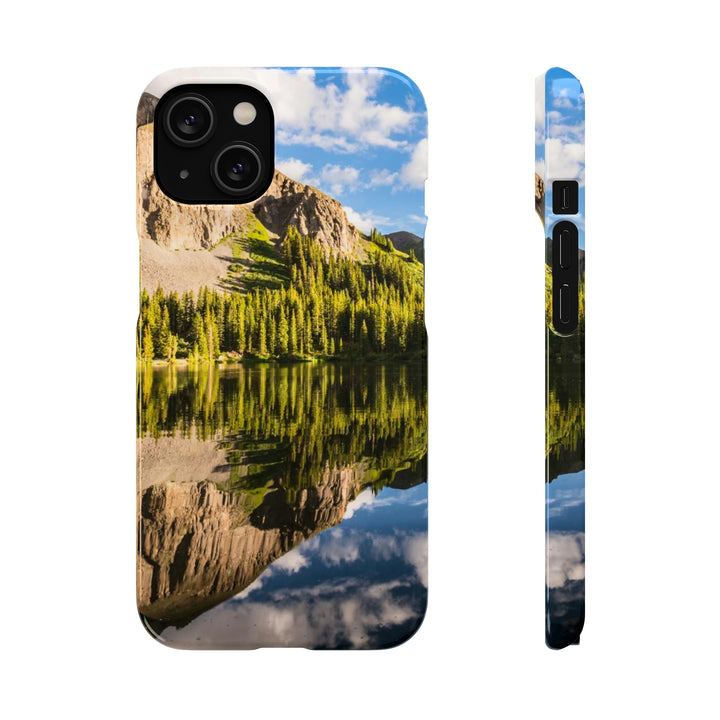 Mountain Scene Reflected - Phone Case