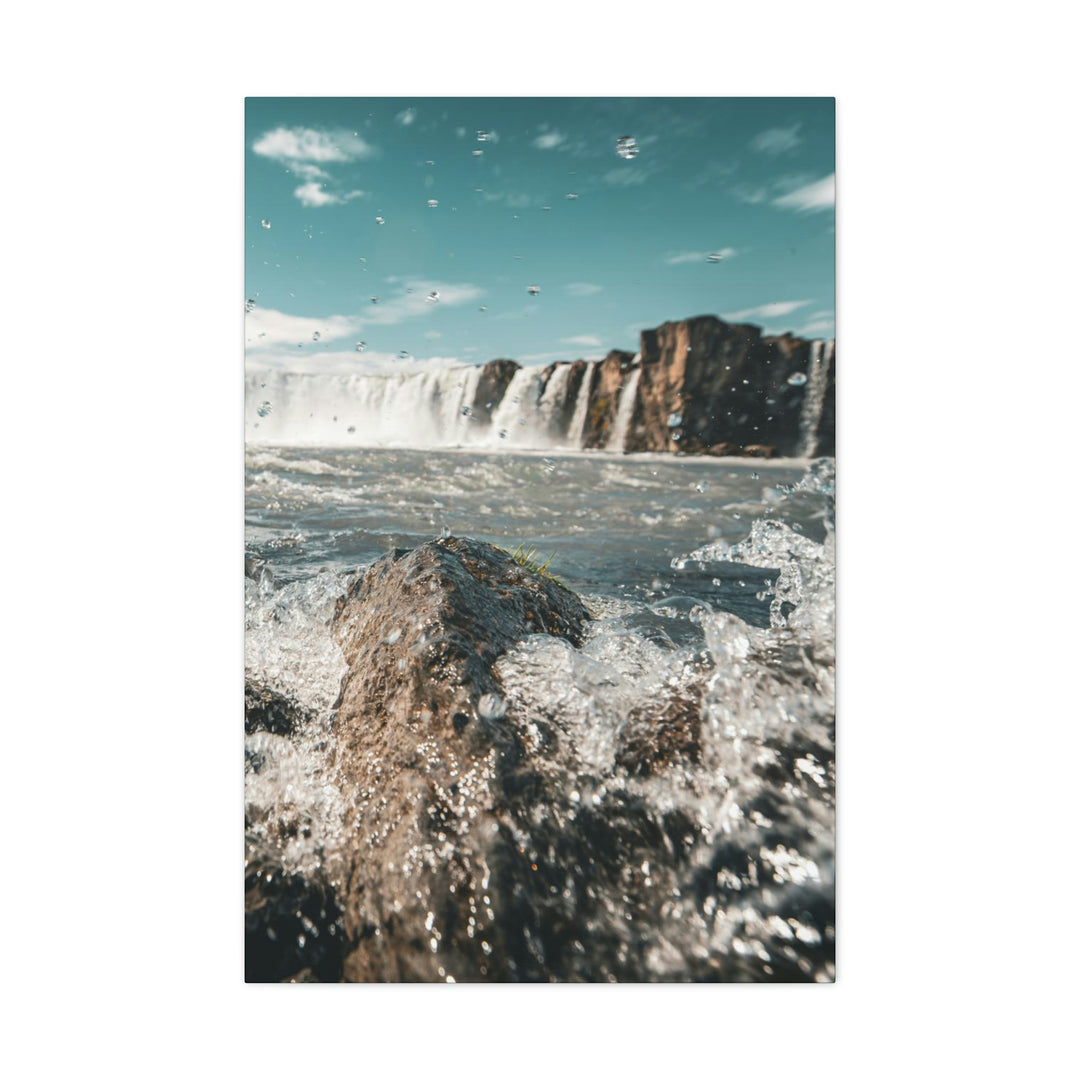 Goðafoss Splash - Canvas