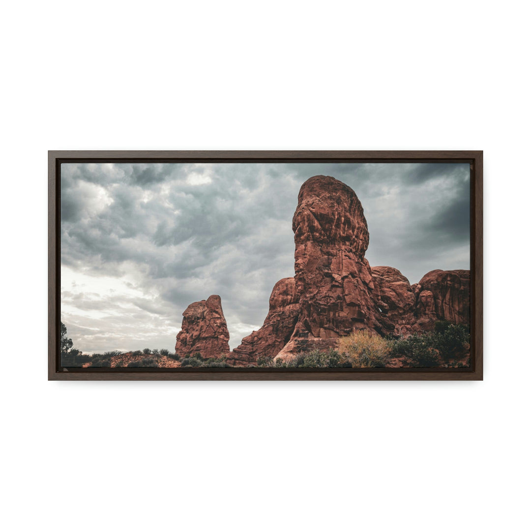 Dramatic Rocks - Canvas with Frame