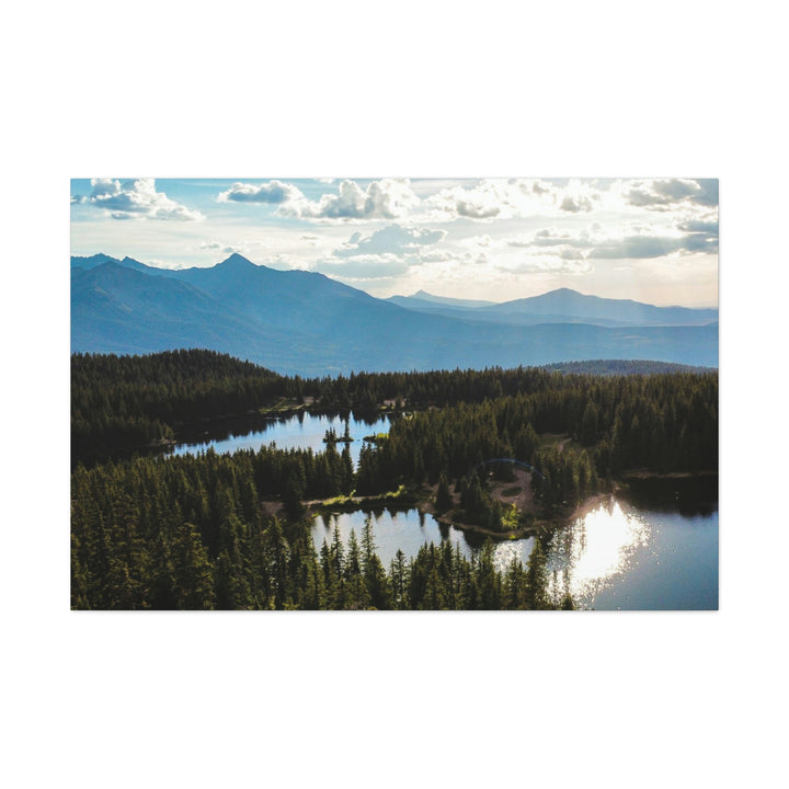 Cool Mountain Lakes - Canvas