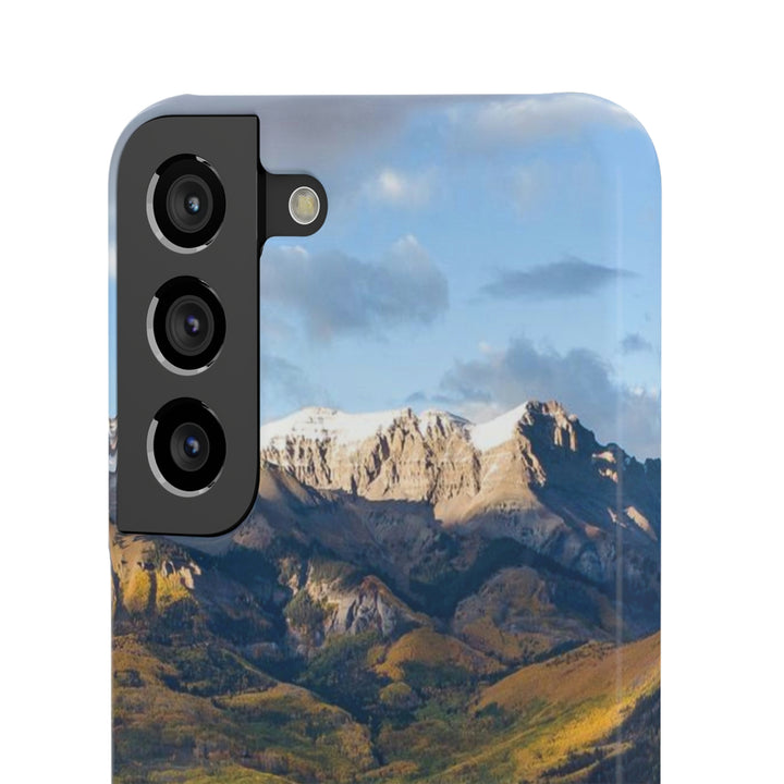 Glowing Mountainside - Phone Case