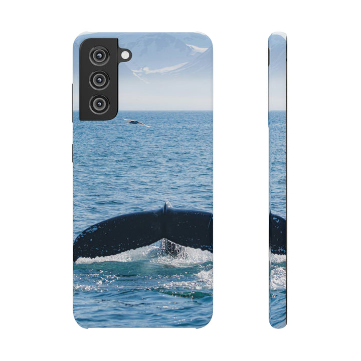 A Whale and A Mountain - Phone Case