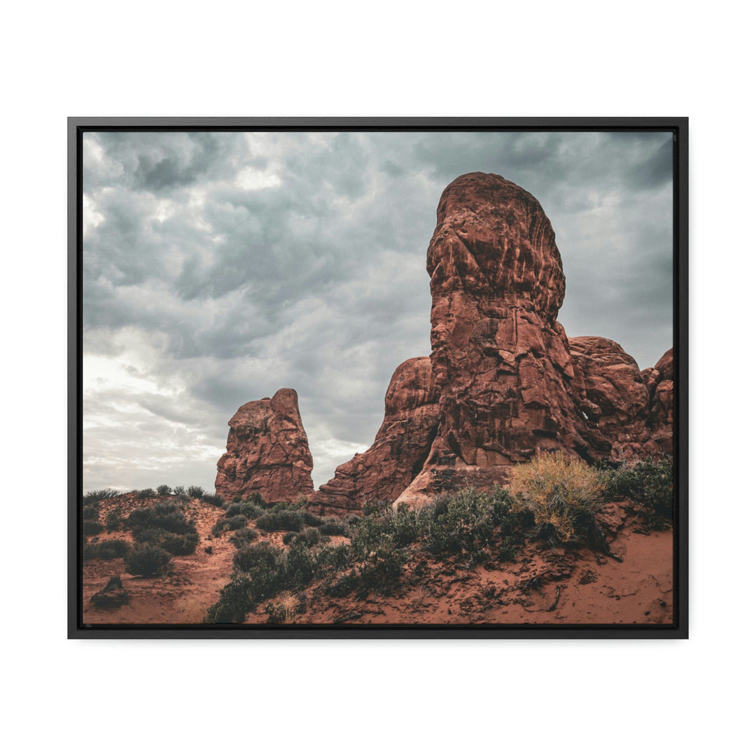 Dramatic Rocks - Canvas with Frame