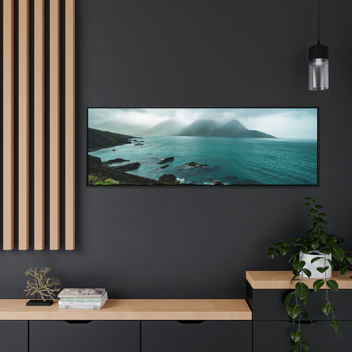 Mystical Mountain View - Canvas with Frame