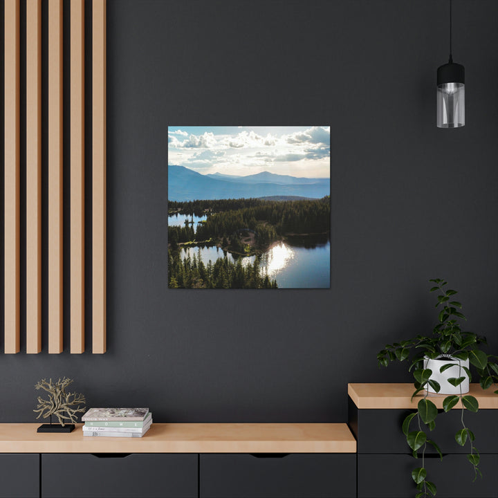 Cool Mountain Lakes - Canvas